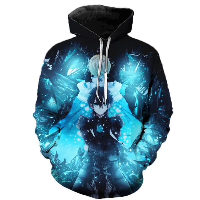 2023 NEW Sword Art Online 3D Print Anime Hoodies Fashion Sweatshirts Men Women Harajuku Streetwear SAO 3 - Sword Art Online Store