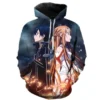 2023 NEW Sword Art Online 3D Print Anime Hoodies Fashion Sweatshirts Men Women Harajuku Streetwear SAO 9 - Sword Art Online Store