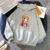 Anime Hoodie Sword Art Online Asuna Print 2020 Harajuku Oversized Sweatshirt Women Cute Streetwear Couple Clothes 2 - Sword Art Online Store