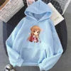 Anime Hoodie Sword Art Online Asuna Print 2020 Harajuku Oversized Sweatshirt Women Cute Streetwear Couple Clothes 3 - Sword Art Online Store