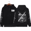 Anime Sword Art Online Logo Print Hoodie Sweatshirts Long Sleeve Streewear Pullover Clothes Zip Up Hoodie 1 - Sword Art Online Store