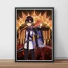 Canvas Painting Sword Art Online Kirito Asuna Poster Japan Video Game Anime Prints Art Wall Pictures 8 - Sword Art Online Store