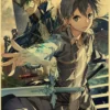 Japanese Anime Sword Art Online SAO Good Quality Painting Coated Poster White Paper For Home Bar 24 - Sword Art Online Store