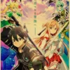 Japanese Anime Sword Art Online SAO Good Quality Painting Coated Poster White Paper For Home Bar 34 - Sword Art Online Store