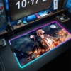 Sword Art Online Anime HD Print Mouse Mat RGB Gaming Mousepad LED Gamer Locking Edge Mouse - Sword Art Online Store