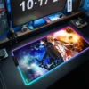 Sword Art Online Anime HD Print Mouse Mat RGB Gaming Mousepad LED Gamer Locking Edge Mouse 17 - Sword Art Online Store