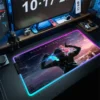 Sword Art Online Anime HD Print Mouse Mat RGB Gaming Mousepad LED Gamer Locking Edge Mouse 27 - Sword Art Online Store