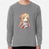 ssrcolightweight sweatshirtmensheather grey lightweight raglan sweatshirtfrontsquare productx1000 bgf8f8f8 - Sword Art Online Store