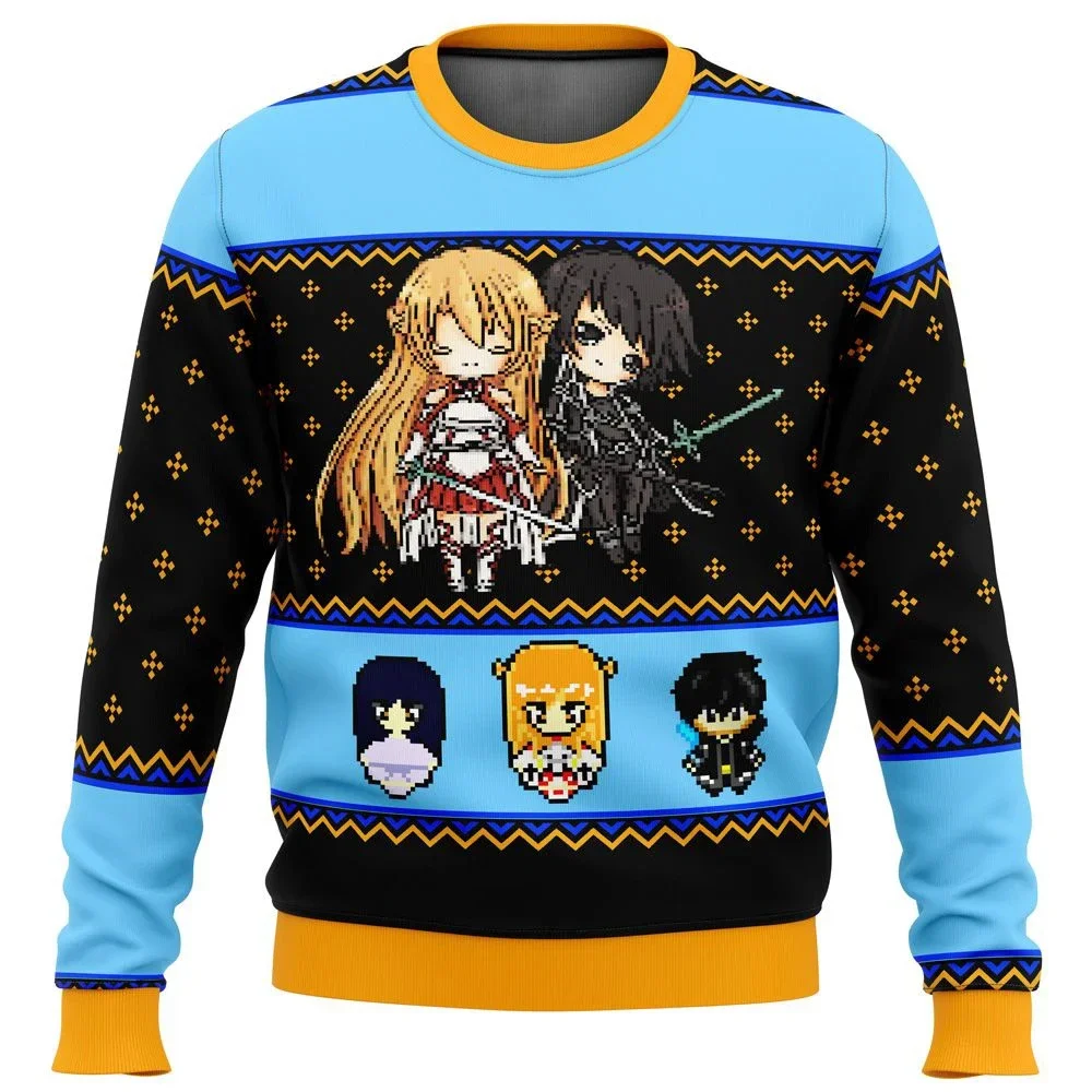 Sword Art Online 2025 New Fashion Ugly Christmas Sweater