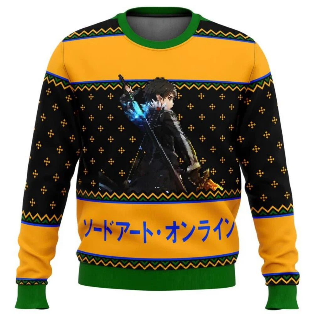 Sword Art Online Winter Clothing Ugly Christmas Sweater